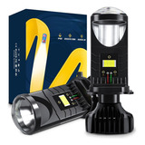 Auto Para Moto Faro Con Lente Led H4 N1 Decodificador