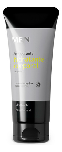  O Boticario Men Loção Desodorante Hidratante Corporal 200g