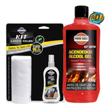  01 Kit Limpa Telas+01 Acendedor Gel P/churrasqueiras, Etc..