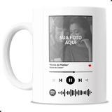 Caneca Interativa Spotify Com Foto Personalizada + Brinde! 