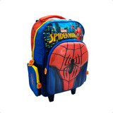 Mochila Con Ruedas Hombre Araña Marvel 16 Pulgadas 40x30 Cm