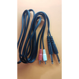 Cable Adaptador 2 Rca A 2 Plug 6,5 Mono  2 Metros