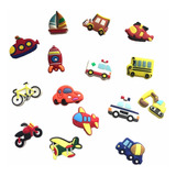 Charms Jibbitz Pin Para Crocs Edición Carros De Trabajo 15 P