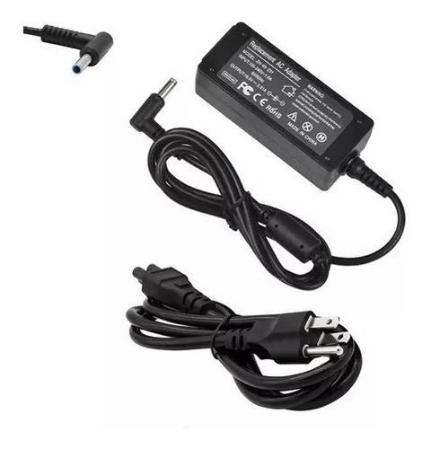 Cargador Compatible Hp 19.5v 2.31a 45w Punta Azul 4.5x3.0mm