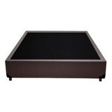 Base Cama Box Casal Corino Marrom - 138x188x39