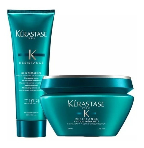 Kerastase Resisance Therapiste Shampoo 250ml + Mascara 200g