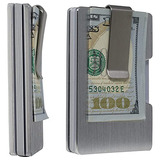 Slymr - Tarjetero Jean Slim De Aluminio Con Clip Para Billet