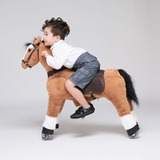 Caballito Pony Montable Unicornio Ruedas Dorad Edad 3-9