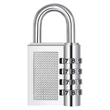 Locker Lock - Candado De Combinación De 4 Dígitos Para Casil