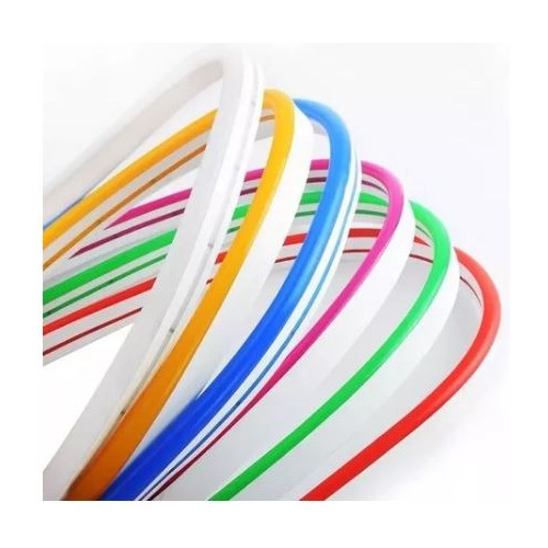 Manguera Luces Neon Led Flexible 1m + Fuente + Tecla On/off