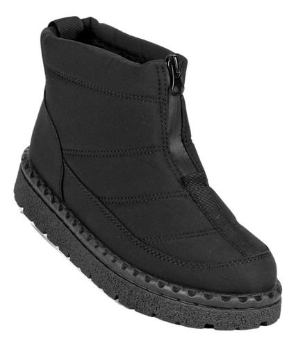 Bota Invernal Piso Mujer Negro Furor 19403906