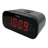 Timex Dual Reloj Despertador De Am/fm Color Gris Plomo