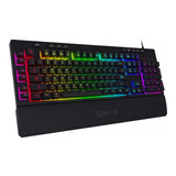 Teclado Membrana Redragon K512 Shiva Membrane Con Multimedia