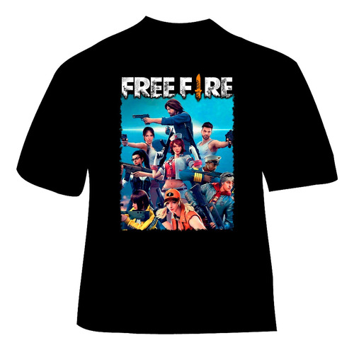 Polera Free Fire - Ver 03 - Vale Gamess