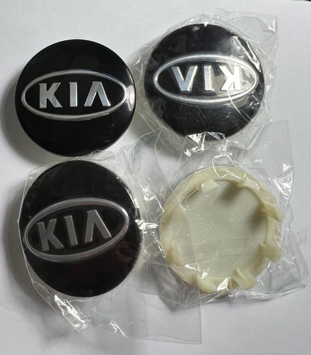 Tapa Emblema Compatible Con Centro Aro Kia 58mm (4 Unids) Foto 7