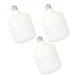 Kit 3 Pzs Foco Led Para Casa 10w Ahorradores Bulbo Tipo Bala Color De La Luz Blanco Frío