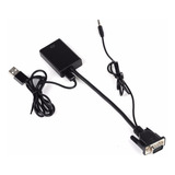 Convertidor Vga A Hdmi Full Hd 1080p Con Audio