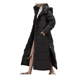 Parka De Invierno Con Chaqueta Larga De Plumón Para Mujer