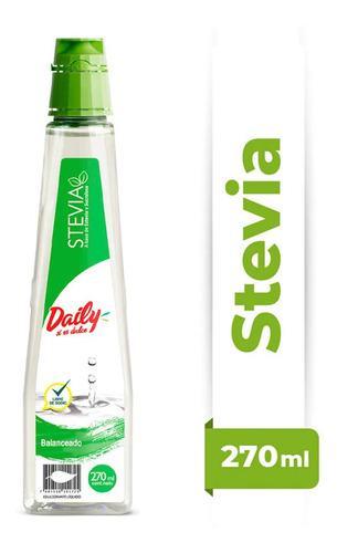 Endulzante Liquido Stevia Dayli 270g (3 Unidad)-super