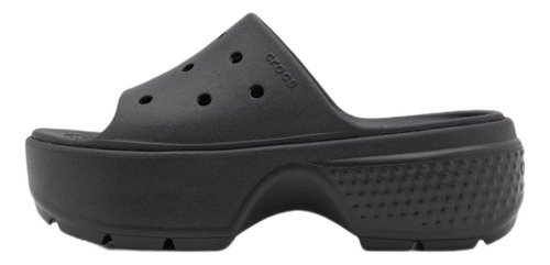 Sandalia Crocs Stomp Slide Dreamscape Y Negro Plataforma