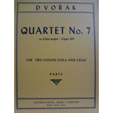 Partitura 2 Violinos Viola Cello Quartet Nº 7 Op. 105 Dvorak