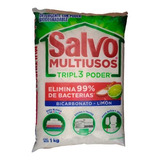 Salvo Jabón En Polvo Multiusos Tripl3 Poder 1 Kg (4 Piezas)