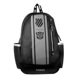 Mochila Escolar Viaje Color Negro Para Hombre O Niño Casual K-swiss