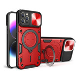 Funda Roja Sliding Camshield Para iPhone 11 Pro Max