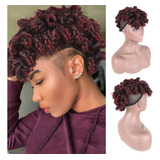 Extensiones De Cabello Mohawk Rizado Afro Para Mujeres Negra