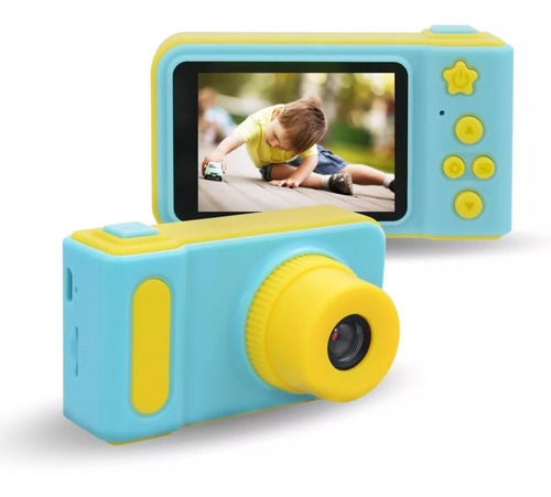 Camara Fotos Digital Niños Infantil Recargable + Sd 32 Gb