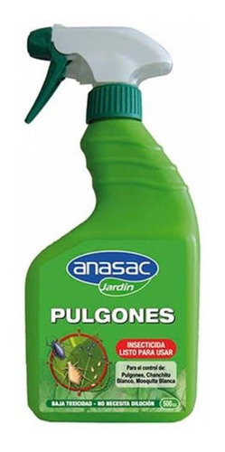 Insecticida Para Pulgones 500cc Listo Para Usar Anasac