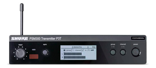 Transmisor Inalámbrico Monitoreo Shure P3t K12