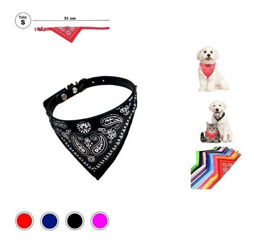 Collar Para Gato / Perro Con Pañuelo - Talla S