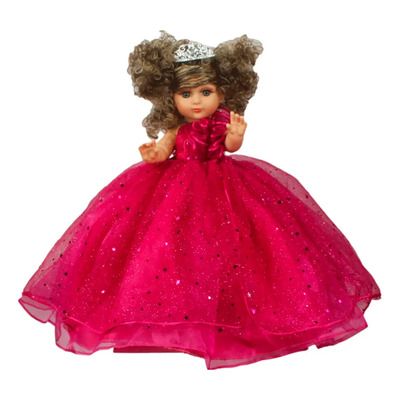 Muñeca Quinceañera Recuerdo 15 Años Rosa Fiusha Fucsia 33cm  | Envío gratis