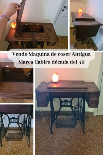 Maquina De Coser Antigua Cabiro (década Del 50)