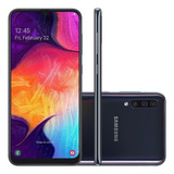 Telefone Celular Samsung Galaxy A50 128gb Seminovo Preto    