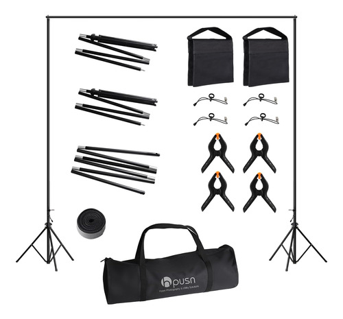 Kit De Soporte De Fondo Ajustable, Estudio De Video Fotográf