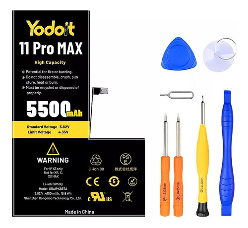 Batería Para iPhone 11 Pro Max 5500mah Tools Alta Capacidad