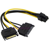 Cable Adaptador 15cm Alimentación Sata A Conector 6 Pinespci