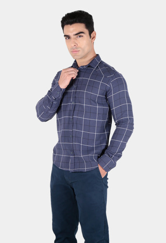 Camisa Xadrez Social Puro Algodão Flanela Masculina Premium