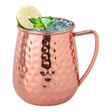 Vasos Moscow Mule Mug Coctel 600ml Color Cobre London Mule