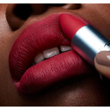 Labial Maquillaje Mac Powder Kiss Lipstick 3g Color Shocking Revelation
