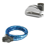 Kit Linga Piton 1,50mts Azul + Traba Disco Py7007 Piton