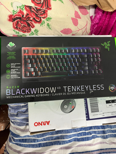 Razer Blackwidow V3 Tkl Qwerty Green Com Rgb