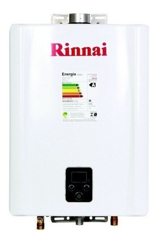 Aquecedor De Água A Gás Rinnai E21 Digital Glp Cor Branco