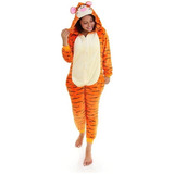 Pijama Cosplay Do Tigre / Macacão Kigurumi Adulto E Infantil