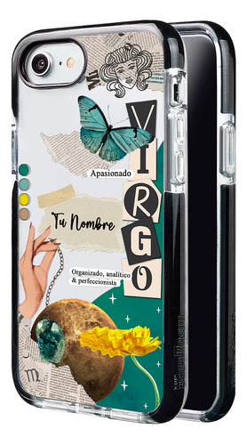 Funda Para iPhone Mujer Signo Zodiaco Virgo Tu Nombre