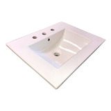 Bacha Encastre Acrilico 60 Cm 3 Agujeros Vanitory Baño Kw