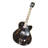 Guitarra Eléctrica De Jazz Con Caja Aria Fa65bk