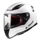 Casco Integral Para Moto Ls2 Rapid Ff353 Blanco Solido Talla Xl (61 - 62 Cm)